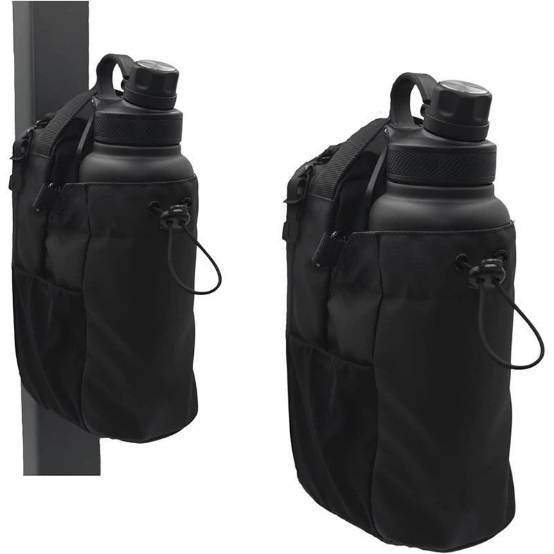 Magnetic Gym Water Bottle Bag with Shoulder Strap