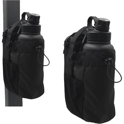 Magnetic Gym Water Bottle Bag with Shoulder Strap