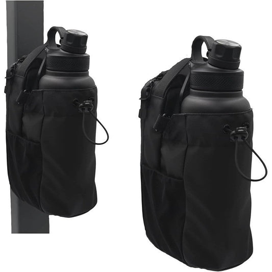 Magnetic Gym Water Bottle Bag with Shoulder Strap